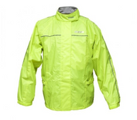 BIKETEC KURTKA PRZECIWDESZCZOWA RAIN KOLOR ŻÓŁTY FLUO ROZMIAR 2XL