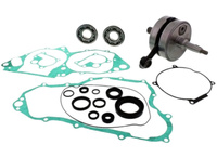 WISECO WAŁ KORBOWY HONDA CRF 450R '09-'10 (Z ŁOŻYSKAMI I USZCZELNIACZAMI NA WAŁ ORAZ KOMPLETEM USZCZELEK NA DÓŁ SILNIKA)