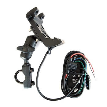 GARMIN ZESTAW Z UCHWYTEM NA MOTOCYKL/QUAD I WZMOCNIONY UCHWYT AMPS