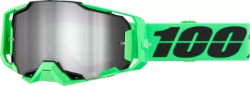 GOGLE 100% ARMEGA ANZA GREEN ZIELONY JASNY ATV