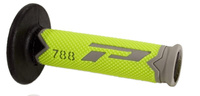 PROGRIP MANETKI PG788 OFF ROAD (22+25MM, DŁ.115MM) KOLOR SZARY/ŻÓŁTY FLUO/ CZARNY (TRÓJSKŁADNIKOWE) (788-254) (PG788/22)