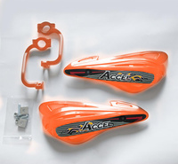 ACCEL PROMOCJA OSŁONY RĄK (HANDBARY) Z MOCOWANIEM ALUMINIOWYM MX (22+28MM) (ALU-POMARAŃCZOWY, PLASTIK-POMARAŃCZOWY)