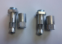 POLISPORT WYPRZEDAŻ ŚRUBA WRAZ Z MOCOWANIEM DO HANDBARÓW (WKŁADANA DO KIEROWNICY) - PASUJE DO KIEROWNIC O ŚREDNICY OTWORU: 13MM/18MM