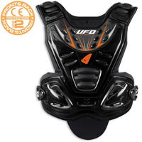 UFO OSŁONA KLATKI PIERSIOWEJ VALKYRIE 2 EVO BEZ RAMION KRÓTKA KOLOR CZARNY (CE LEVEL 2)