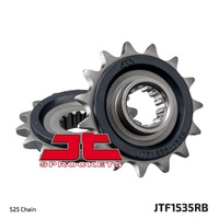 JT ZĘBATKA PRZEDNIA 2093 15 Z GUMĄ KAWASAKI ZX6R '98-'02 (JTF1535.15RB)* (ŁAŃC. 525)