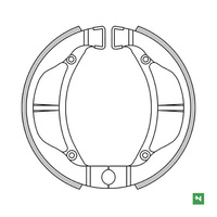NEWFREN WYPRZEDAŻ SZCZĘKI HAMULCOWE KAWASAKI KX 60 , KX 80 , KLX 110 , SUZUKI RM 60 , DR-Z 110 (90X20MM)