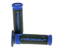 PROGRIP MANETKI PG732 ROAD (22+25MM, DŁ.125MM) KOLOR NIEBIESKI/CZARNY (DWUSKŁADNIKOWE) (732-150) (PG732/2)
