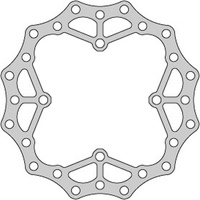 DELTA BRAKING TARCZA HAMULCOWA TYŁ KAWASAKI KX 125 '03-08, KX 250 '03-18, 21, KX 450 '06-18, 21, KLX 450 '07-21, KXE 450'10-20, RMZ 250 '04-06, WAVE ULTRA LIGHT (240X115X4MM) (4X10,5MM) (NG799X)