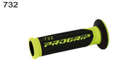 PROGRIP MANETKI PG732 ROAD (22+25MM, DŁ.125MM) KOLOR ŻÓŁTY FLUO/CZARNY (DWUSKŁADNIKOWE) (732-299) (PG732/11) WYPRZEDAŻ