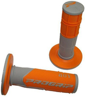PROGRIP MANETKI PG801 OFF ROAD (22+25MM, DŁ.115MM) KOLOR SZARY/POMARAŃCZOWY (DWUSKŁADNIKOWE) (801-287) (PG801GY/OR)