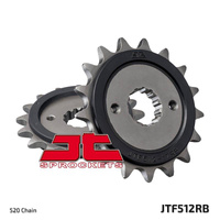 JT ZĘBATKA PRZEDNIA 525 16 Z GUMĄ KAWASAKI GPZ500S '87-'05 (JTF512.16RB)* (ŁAŃC. 520)