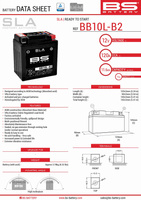 BS AKUMULATOR BB10L-B2 12V 11AH 136X91X146 BEZOBSŁUGOWY ZALANY 160A