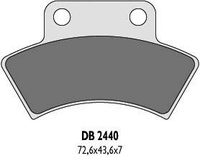 DELTA BRAKING KLOCKI HAMULCOWE KH232 QUADZILLA, POLARIS TYŁ - ZASTĘPUJĄ DB2440MX-D ORAZ DB2440QD-D