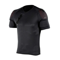 LEATT (2023/2024) OCHRANIACZ RAMION NA SIATCE SHOULDER TEE 3DF AIRFIT LITE BLACK KOLOR CZARNY ROZMIAR XL