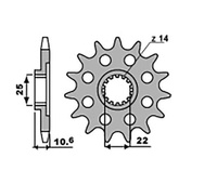 GROSSKOPF WYPRZEDAŻ ZĘBATKA PRZEDNIA MV AUGUSTA 910/920/989/990/1000