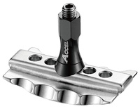 ACCEL TRZYMAK OPONY 1,85 ALUMINIOWY Z NAKRĘTKĄ ALU (WZMACNIANY)