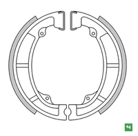 NEWFREN SZCZĘKI HAMULCOWE PRZÓD KAWASAKI KDX 175 '80-'82, KE 125/175 '76-'85, KL 250 '80-'84, KLX 250 '79-'80, KX 125 '74-'80 (120X28MM)