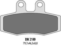 DELTA BRAKING KLOCKI HAMULCOWE KH132 - ZASTĘPUJĄ DB2180MX-D ORAZ DB2180QD-D