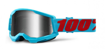 GOGLE 100% PROCENT STRATA 2 CROSS NARTY NIEBIESKIE