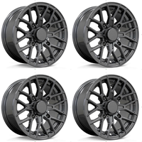 KOMPLET FELG AR104 14X7 4+3 4/156 POLARIS