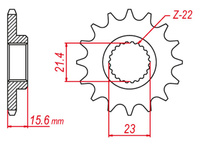 GROSSKOPF PROMOCJA ZĘBATKA PRZEDNIA 441 15 YAMAHA XT 600 '87-'03, XTZ 660 '91-'98 (JTF577.15RB)* (JTF1577.15) (ŁAŃC. 520)