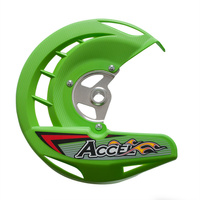ACCEL PROMOCJA OSŁONA TARCZY HAMULCOWEJ PRZÓD KAWASAKI KXF 250/450 '06-'18 KOLOR ZIELONY