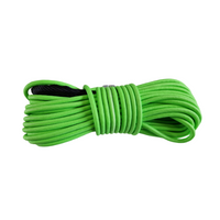 LINA SYNTETYCZNA WYCIĄGARKI QUADA W OPLOCIE 6MM 15M ATV LIMONKOWA