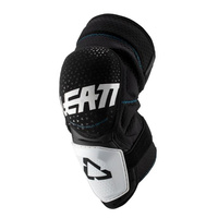 LEATT (2023/2024) NAKOLANNIKI OCHRANIACZE KOLAN 3DF HYBRID KNEE GUARD KNEE GUARD WHITE/BLACK KOLOR CZARNY/BIAŁY ROZMIAR S/M
