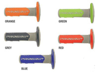 PROGRIP MANETKI PG801 OFF ROAD (22+25MM, DŁ.115MM) KOLOR SZARY/CZERWONY (DWUSKŁADNIKOWE) (801-288) (PG801/7)