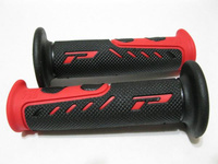 PROGRIP MANETKI PG725 ROAD (22+25MM, DŁ.122MM) KOLOR CZERWONY/CZARNY (DWUSKŁADNIKOWE)