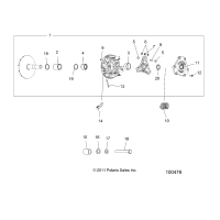 ZESTAW NAPRAWCZY SPRZĘGŁA JEDNOKIERUNKOWEGO POLARIS OEM 1521667