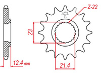GROSSKOPF PROMOCJA ZĘBATKA PRZEDNIA 2149 15 YAMAHA XG 250 TRICKER '05-'07, XT 250 '08-'21, YBR250 '07-'11 (JTF1594.15)