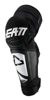 LEATT (2023/2024) NAKOLANNIKI OCHRANIACZE KOLAN 3DF HYBRID EXT KNEE AND SHIN GUARD WHITE/BLACK KOLOR BIAŁY/CZARNY ROZMIAR XXL