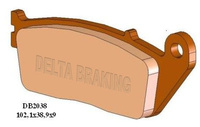 DELTA BRAKING KLOCKI HAMULCOWE KH14/KH226 PRZÓD BMW C 600/650 '12-'22, CAGIVA NAVIGATOR 1000 '00-'05, HONDA CBR 250 '11-'22, CB 300 '15-'20, CB 600 '98-'13, NTV 650 '88-'97, CBF 1000 '06-'15, KAWASAKI KLE 650 VERSYS '15-'22