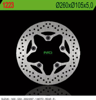 NG TARCZA HAMULCOWA TYŁ SUZUKI GSX 1400 '02-'07 (260X105X5)