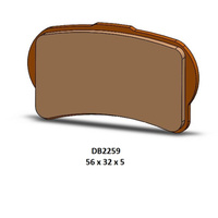 DELTA BRAKING KLOCKI HAMULCOWE KH644 PRZÓD GAS GAS TXT 125 '13-'17, TXT 250/280/300 '13-'19, MONTESA 4/4RT '14-'22, 300 RR '16-'21