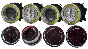 ZESTAW LAMP LED RJWC PRZÓD TYŁ CAN-AM OUTLANDER 1000 850 800 650