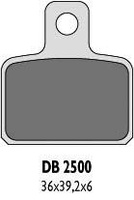 DELTA BRAKING KLOCKI HAMULCOWE KH351 - ZASTĘPUJĄ DB2500MX-N I DB2500QD-N