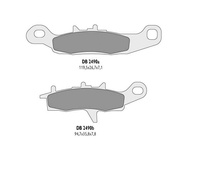 DELTA BRAKING KLOCKI HAMULCOWE KH342 KVF LEWY PRZÓD - ZASTĘPUJĄ DB2490MX-D ORAZ DB2490QD-D
