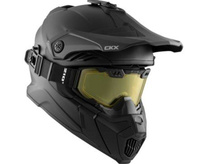 KASK CROSS ENDURO CKX TITAN AIRFLOW CZARNY Z GOGLAMI ROZMIAR L