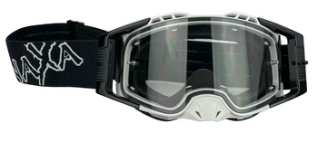 GOGLE ANTI-FOG PREMIUM D NAXA BIAŁE