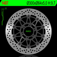 NG TARCZA HAMULCOWA PRZÓD/TYŁ INDIAN CHIEF /CHIEFTAIN 1811 '13-'20, VICTORY '01-'17 (300X64X5) (6X8,5MM)