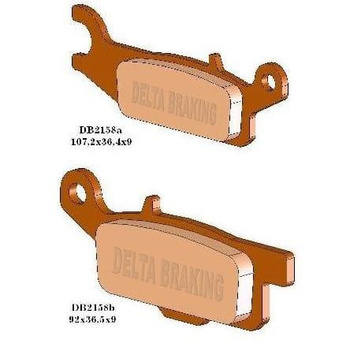 KLOCKI HAMULCOWE DB2158OR-D FA446 DELTA
