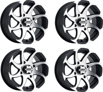 KOMPLET FELG ITP TWISTER 14X7 4/136 5+2 SZARA