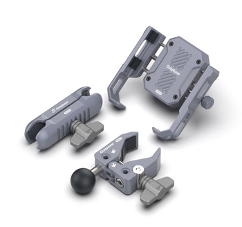 UCHWYT NA TELEFON Z AMORTYZACJĄ POWIETRZNĄ ZACISK UNIWERSALNY NA QUADA ATV UTV