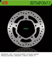 NG TARCZA HAMULCOWA TYŁ KAWASAKI VN 900 CLASSIC '06-'09