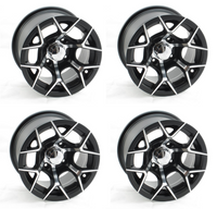 KOMPLET FELG 12X7 3+4 4/110 YAMAHA HONDA SUZUKI KAWASAKI