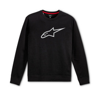 BLUZA ALPINESTARS AGELESS CREW FLEECE BLACK/GREY XL