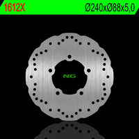 NG TARCZA HAMULCOWA TYŁ KYMCO DOWNTOWN 125 09-16, 300 16-18, 350 09-16, SUPER DINK 125/300 09-16, X-TOWN 125/300 (240X88X5,0MM) (5X10,5MM) WAVE