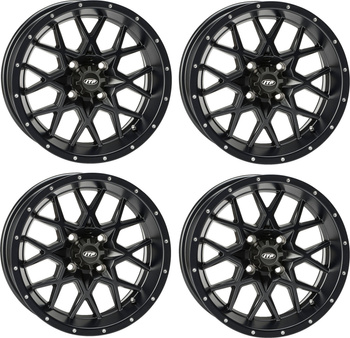 KOMPLET FELG ITP HURRICANE 14X7 4/156 6+1 POLARIS